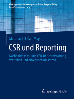 cover image of CSR und Reporting